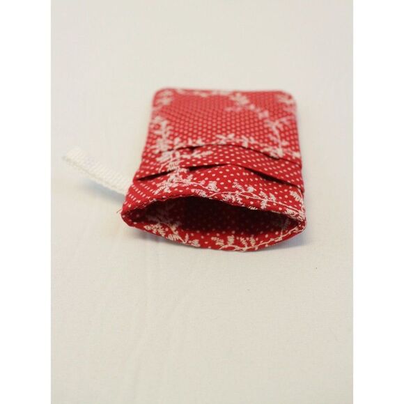 Red Polkadot Scrub POCKET Insert, Organizer & Protector for Nurses, Doctors - Picture 3 of 4